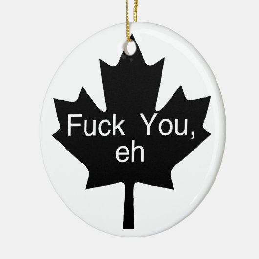 Funny Canada Ornament (Links)