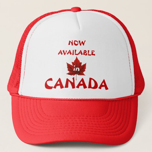 Funny Canada Pet Canada Souvenir Pet Trucker Hat (Voorkant)
