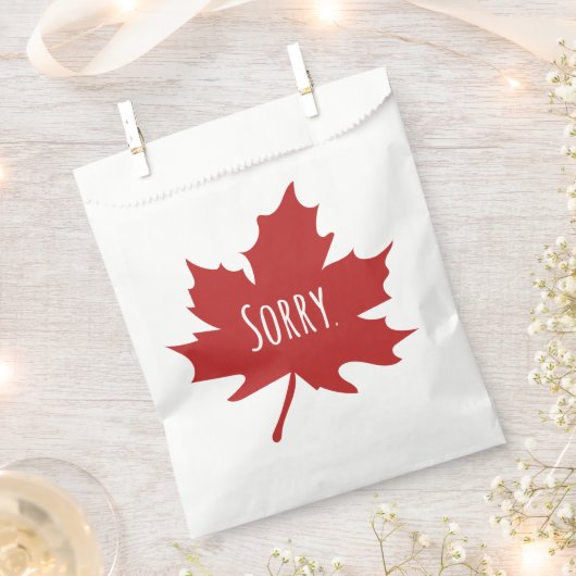 Funny Canadian Bedankzakje (Geknipt)