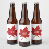 Funny Canadian Bier Etiket (Flessen)