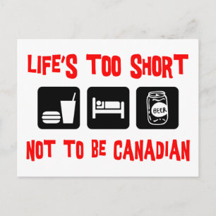 Funny Canadian Briefkaart