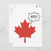 Funny Canadian Briefkaart (Voorkant / Achterkant)