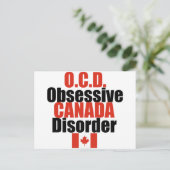 Funny Canadian Briefkaart (Staand voorkant)