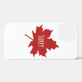 Funny Canadian Case-Mate iPhone Case (Achterkant (horizontaal))