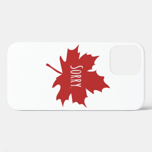 Funny Canadian Case-Mate iPhone Case (Achterkant (horizontaal))