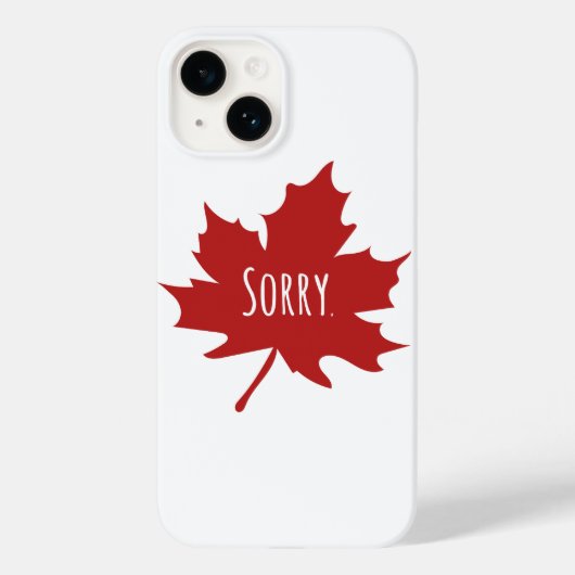 Funny Canadian Case-Mate iPhone Case (Achterkant)