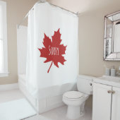 Funny Canadian Douchegordijn (In situ)