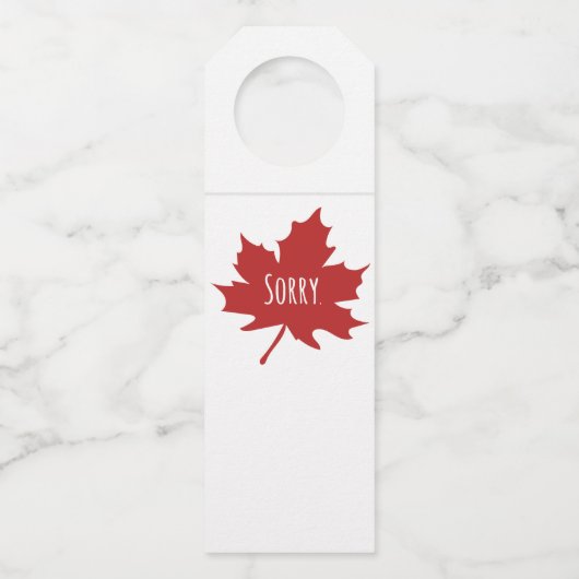 Funny Canadian Flessenhanger (Voorkant)