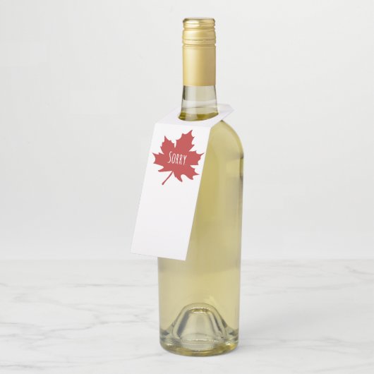 Funny Canadian Flessenhanger (Schuin)