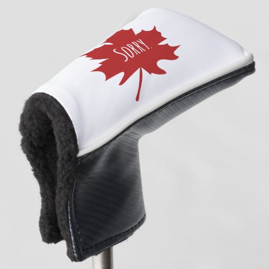Funny Canadian Golfheadcover (3/4 voorkant)