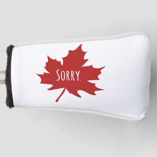Funny Canadian Golfheadcover (Voorkant)