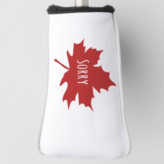 Funny Canadian Golfheadcover (Draai 90)
