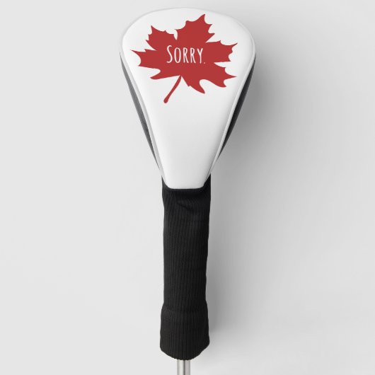 Funny Canadian Golfheadcover (Voorkant)