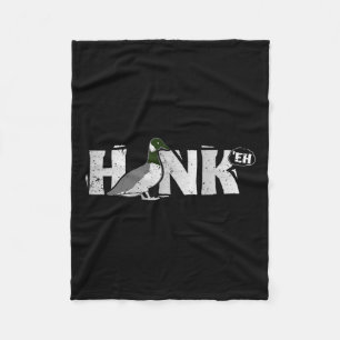 Funny Canadian Goose Gese Honk North Bird Hunting Fleece Deken
