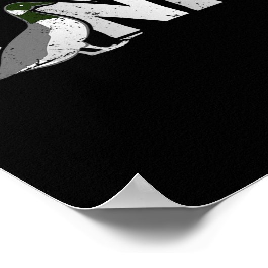 Funny Canadian Goose Gese Honk North Bird Hunting Poster (Hoek)