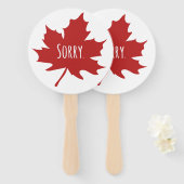 Funny Canadian Handwaaier (Voorkant en achterkant)