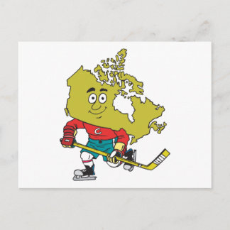 Funny Canadian Hockey Briefkaart
