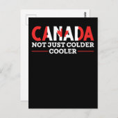 Funny Canadian Joke Maple Leaf Cool Canada Briefkaart (Voorkant / Achterkant)