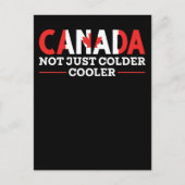 Funny Canadian Joke Maple Leaf Cool Canada Briefkaart (Voorkant)