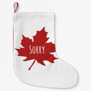 Funny Canadian Kleine Kerstsok