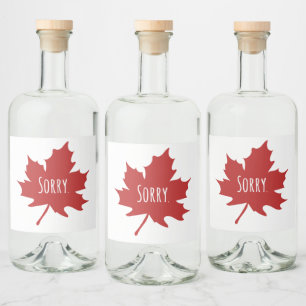 Funny Canadian Likeurfles Etiket