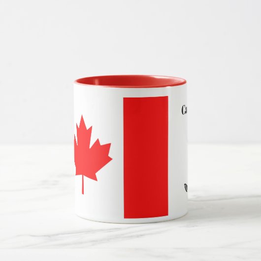 Funny Canadian Moose Canada Day Mok (Midden)