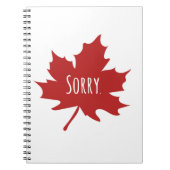 Funny Canadian Notitieboek (Voorkant)
