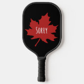 Funny Canadian Pickleball Paddle (Achterkant)