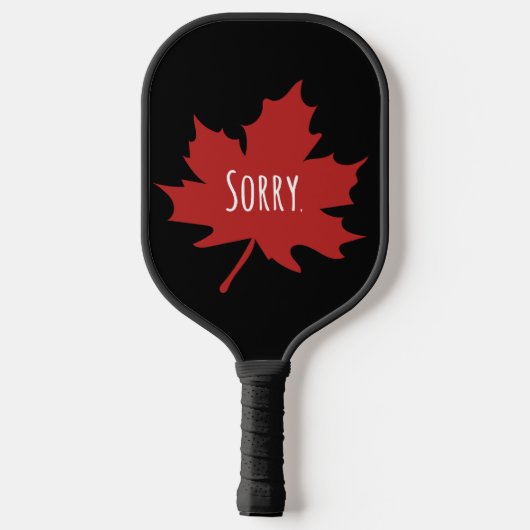 Funny Canadian Pickleball Paddle (Achterkant)