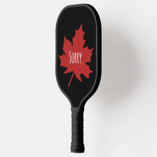 Funny Canadian Pickleball Paddle (Links)