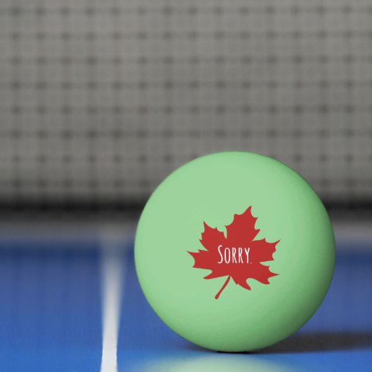 Funny Canadian Pingpongbal (Net)