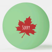 Funny Canadian Pingpongbal (Voorkant)