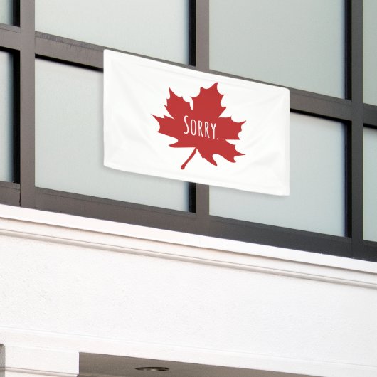 Funny Canadian Spandoek (Buitenkant Gebouw)