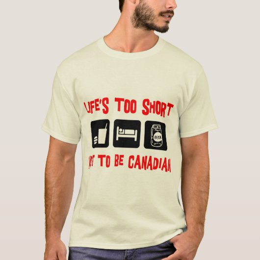 Funny Canadian T-Shirt (Voorkant)