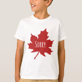Funny Canadian T-shirt (Voorkant)