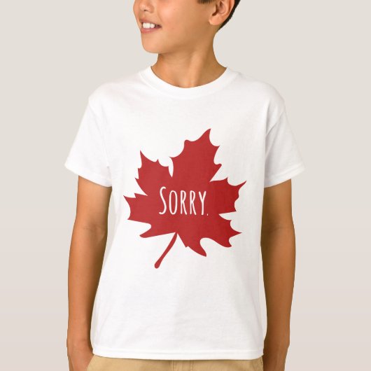 Funny Canadian T-shirt (Voorkant)