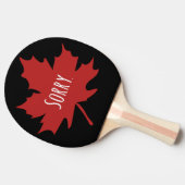 Funny Canadian Tafeltennisbatje (Zijkant)