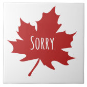 Funny Canadian Tegeltje (Voorkant)