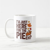 Funny Canadian Thanksgiving Pie 'Eh' Retro Fall  Koffiemok (Links)