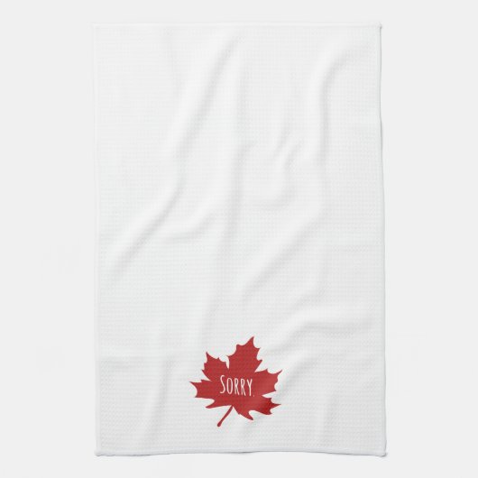 Funny Canadian Theedoek (Verticaal)