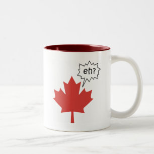 Funny Canadian Tweekleurige Koffiemok