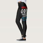 Funny Cancer Fighter Inspirerend Quote Chemo Pat Leggings (Links)