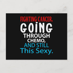 Funny Cancer Fighter Inspirerend Quote Chemo Uitnodiging Briefkaart
