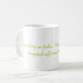 Funny Cancer Mok voor slachtoffers van borstkanker (Voorkant links)