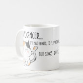Funny Cancer Patient, Cats Lover Koffiemok (Voorkant links)