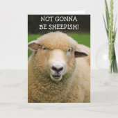 Funny Cancer Support Sheep Kaart (Voorkant)