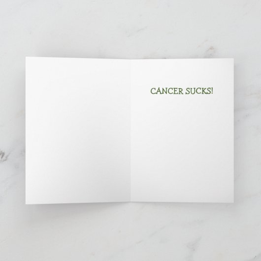 Funny Cancer Support Sheep Kaart (Binnen)