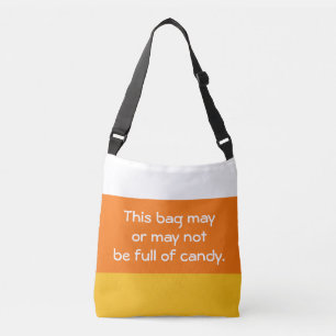 Funny Candy Corn Crossbody Bag Tas