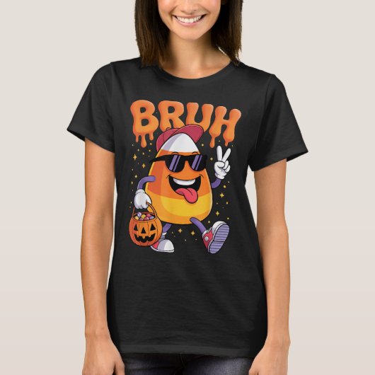 Funny Candy Corn Halloween Costume For Everyone  T-shirt (Voorkant)