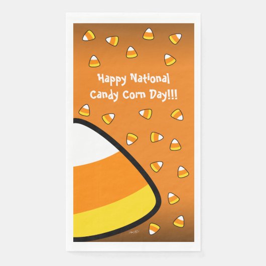 Funny Candy Corn Servet (Voorkant)